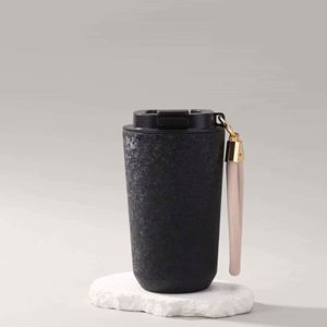 Mug à café simple en acier inoxydable 304, thermos portable pour voiture, cadeau de bureau, mug double usage - Product Image 4