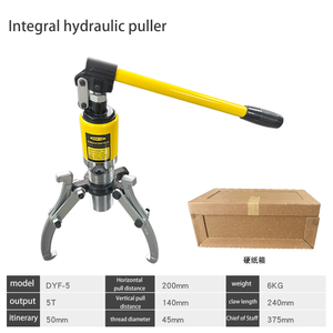 Oferta Especial: Extractor Hidráulico Integral de Rodamientos de Acero Inoxidable DYF-5 5T, 2/3 Mordazas, 10 Pulgadas, Garras para Engranajes y Volantes, 240mm, China - Product Image 2