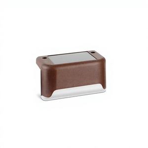 Single Piece 6 Watt <b>Solar</b> <b>Powered</b> LED Lamp Black <b>Garden</b> Decorative <b>Lighting</b> for Patio & Staircase Corner Bracket Design - Product Image 1