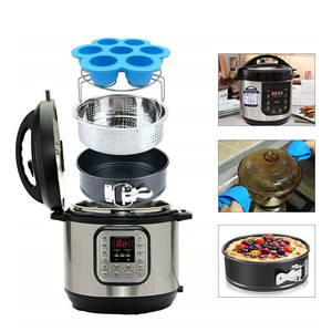 Panier de cuiseur à vapeur en acier inoxydable, <span class=keywords><strong>accessoires</strong></span> de cuiseur à vapeur instantané, vente en gros - Product Image 6
