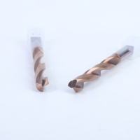 Foret en acier au tungstène revêtu pour machines-outils, queue droite, foret PCD pour tour CNC, outil de coupe de précision en carbure de tungstène