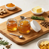 Vente en gros de contenants en verre transparent de 1 oz, 2 oz, 3 oz, 4 oz, 5 oz, avec bouchons résistants aux enfants, pot transparent pour fleurs et herbes de 3,5 g avec bouchon en plastique CR