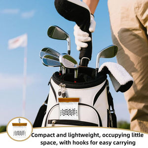 Sac de golf transparent en gros, pochette portable pour balles de golf, support transparent pour tees de golf avec logo personnalisé et clip - Product Image 4