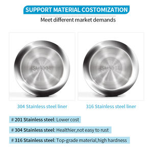 Ofertas de Muestras Limitadas: Tazas de Café Reutilizables para Mujer, de Acero Inoxidable y Silicona, con Diseño de Elefante, para Regalo - Product Image 4