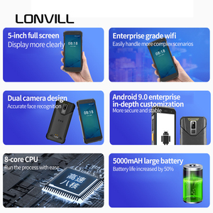 LONVILL Rugged Pda macchina di raccolta dati PDA Scanner personalizzato portatile 1D 2D terminale PDA scansione codice a barre Pda - Product Image 3