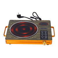 Cuisinière électrique en céramique Wangchef pour e-commerce transfrontalier, 2001-3000W, 1 brûleur, multifonction, pour fondue et wok, à commande tactile