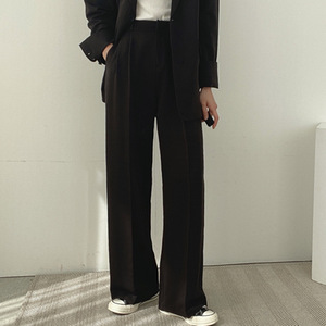 New Women's European and American Style Long Sleeve Loose Suit High Waist Casual Pants <strong>Blazer</strong> Set - Product Image 5