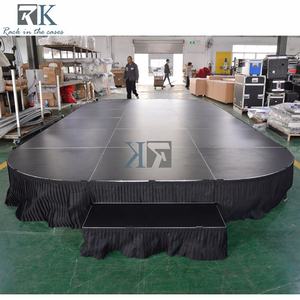 Plataforma de Escenario Móvil de 1x1m, Remolque de Aluminio, Escenario Móvil para Conciertos, Eventos al Aire Libre, Bodas y Fiestas - Product Image 6