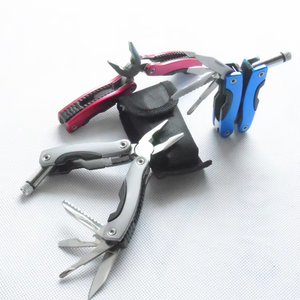 Tất cả trong một thép không gỉ <span class=keywords><strong>mini</strong></span> đa chức năng công cụ dây cắt xách tay Pocket đa công cụ plier Đèn pin răng cưa hàm Metric - Product Image 4