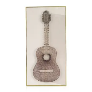 工厂定制尺寸手工3D小提琴木线艺术家居装饰