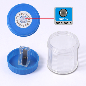 <span class=keywords><strong>Taille</strong></span>-<span class=keywords><strong>crayon</strong></span> en plastique portable à un trou, en forme de baril, avec un cristal brillant, amusant et original, pour enfants, fournisseur pour la rentrée scolaire - Product Image 3