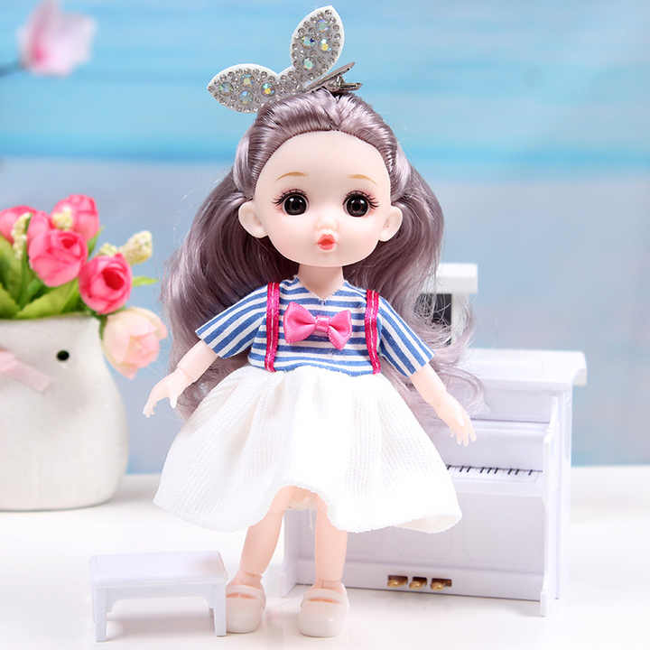 Wholesale Custom Doll Toys for Girls Cute 16cm 13 Body BJD Doll Pretty Blythe Dolls for Kids Birthday Gifts Wholesale