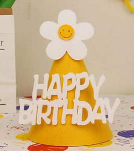 DAMAI Wholesale Kids Baby Happy Birthday Felt Hats Cute Colorful Headpieces Photo Props for Birthday Party Decoration Supplies - Product Image 6