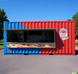 Contenedor de Diseño Contemporáneo, Resistente y Duradero, para Kiosco, Almacenamiento de Jugos, Barra de Envíos, Cafetería con Cocina - Product Image 2