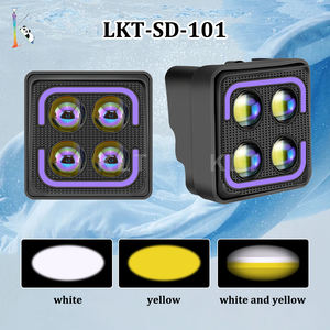 <span class=keywords><strong>KLT</strong></span>, le nouveau design de phare LED carré de 3 pouces, blanc, jaune, ambre, clignotant, projecteur, lampe de <span class=keywords><strong>conduite</strong></span> tout-terrain, LED pour voiture, camion - Product Image 4