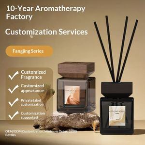 Diffuseur de parfum <span class=keywords><strong>Oolong</strong></span> Pêche Blanche, senteur fruitée florale boisée, parfum d'ambiance naturel pour chambre, salon, décoration, cadeau - Product Image 2