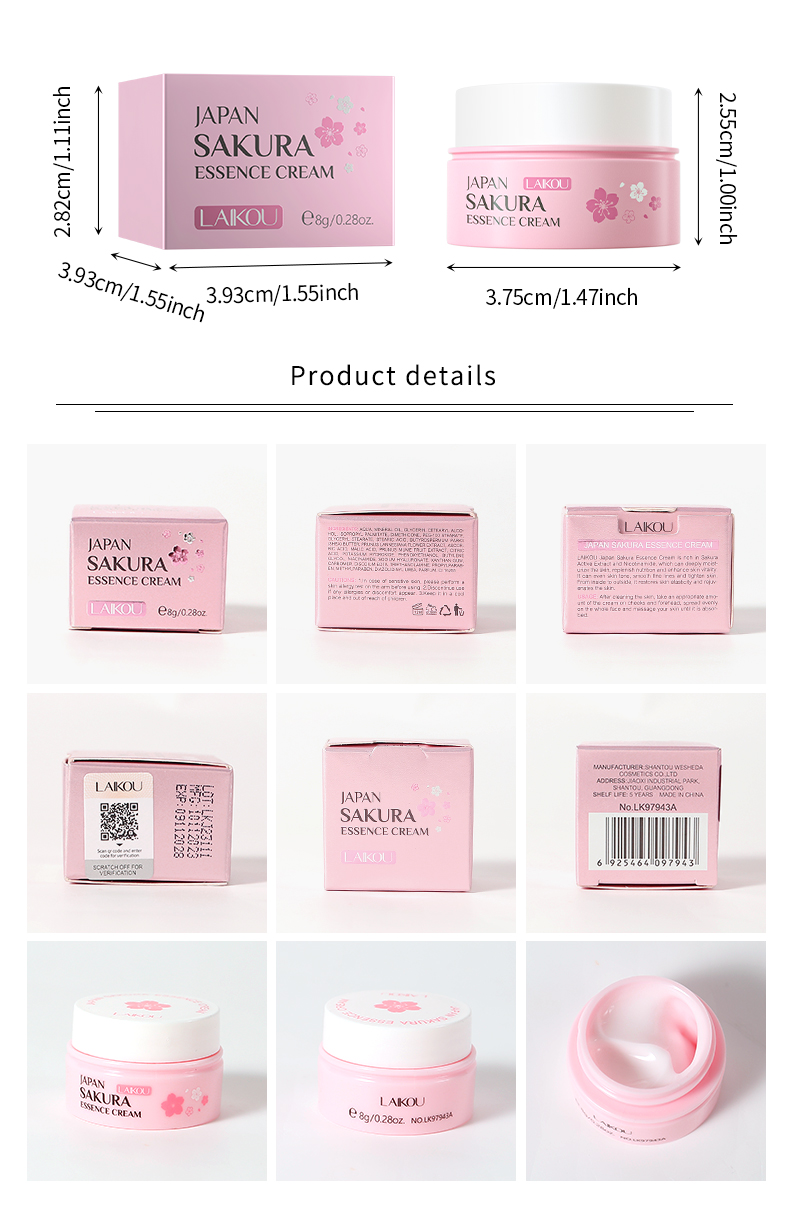 LAIKOU Hydrating Face Cream - Smooths Fine Lines & Evens