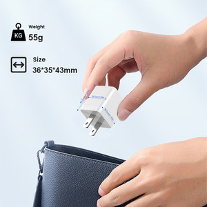 Caricatore da Muro TKT 20W PD con Doppia Porta USB-A/Type-C, Ricarica Rapida QC4.0/PD/QC3.0, Uscita 5V/2.4A per Android, Auricolari, Fotocamere, Smartwatch - Product Image 1