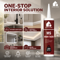 Feidu's Home MSSealant |   Dapat Dicat, Tidak Mengotor untuk Permukaan Batu, Ramah Lingkungan & Tahan Jamur, Untuk Penggunaan Interior