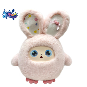 Jopark ODM Juguete de Peluche con IA, Conejo Regordete Rosa de Orejas Largas, Juguete de Peluche con IA que Habla y Canta, Juguete Educativo para Niños - Product Image 1