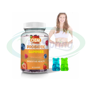 Gummies prébiotiques et probiotiques de marque privée Ausreson, complément alimentaire pour la santé des femmes, fibres prébiotiques en gomme - Product Image 1