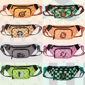 Kamado Tanjirou Nezuko Agatsuma Zenitsu Tomioka Giyuu <span class=keywords><strong>Kaneki</strong></span> Scout Legion sac de taille extérieur sac banane de course étanche - Product Image 2