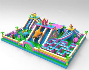 WINSUN Nouvelle ville de jeux gonflable géante / <span class=keywords><strong>trampoline</strong></span> gonflable à vendre - Product Image 3