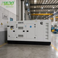 Générateur Commercial d'Urgence 550Kva 600Kva 440kw 480kw 50Hz Résistant à l'Eau de Mer pour Bâtiments de Vacances