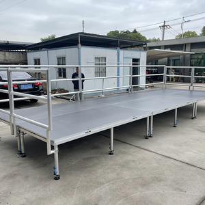 Structure de scène modulaire portable en aluminium robuste, capacité de charge de 1000 kg, <span class=keywords><strong>plateforme</strong></span> événementielle pour grandes manifestations musicales en extérieur - Product Image 3