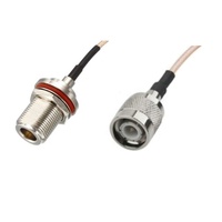 Câble connecteur d'antenne N femelle TNC mâle Rg316 Adaptateur de câble N femelle droit vers câble d'interface TNC mâle droit Rg316