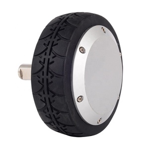 Nhà máy cung cấp <span class=keywords><strong>DC</strong></span> 24V 36V 48V 6.5 inch <span class=keywords><strong>servo</strong></span> Hub động cơ bánh xe với 1024 dây Encoder cho robot - Product Image 2