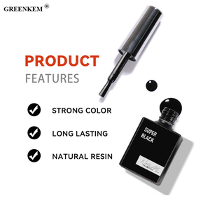 Nuevo Set de 2 Geles de <span class=keywords><strong>Uñas</strong></span> Súper Negros <span class=keywords><strong>y</strong></span> Blancos, Estilo Francés Versátil de Alta Gama, Venta al por Mayor, Gel UV Sin HEMA ni TPO - Product Image 3