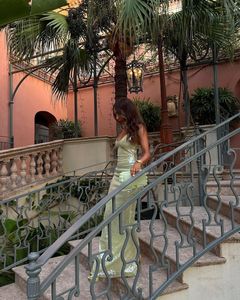 Đầm dạ hội maxi nữ King Mcgreen Star quyến rũ, bóng mượt, không tay, lưng trần, ôm sát, dài, kiểu dáng sang trọng, thích hợp cho club, sinh nhật. - Product Image 6