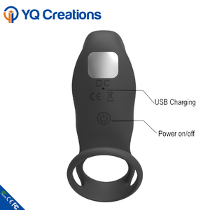 Mainan Seks Dewasa Silikon Lembut dengan Kontrol Remote yang Dapat Disesuaikan, Cincin Penis Bergetar Kuat untuk Pembesaran Penis Pria - Product Image 5