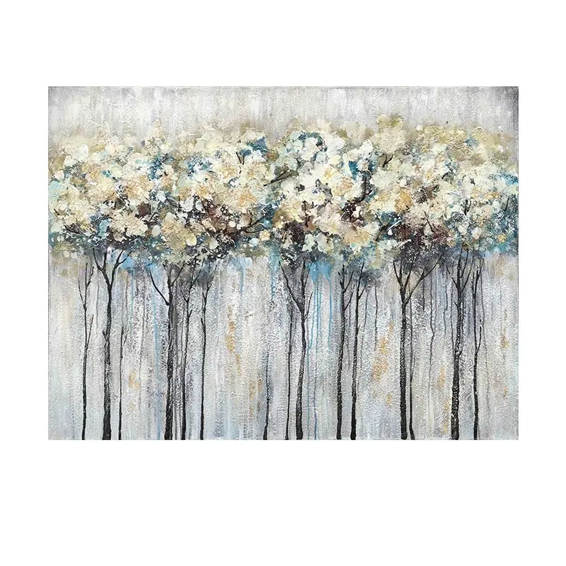 Modern Abstract Art home wall decoration flower trees Wall Painting fashion home decor