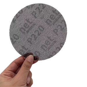 Para <span class=keywords><strong>MIRKA</strong></span> calidad 5 pulgadas óxido de aluminio libre de polvo antibloqueo disco de malla de lijado 1mm de espesor dureza media OEM personalizable - Product Image 2