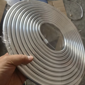 Pipa aluminium kustomisasi 1/4 3/8 1/2 5/16 pipa tabung aluminium dengan koil untuk pipa pendingin AC - Product Image 1