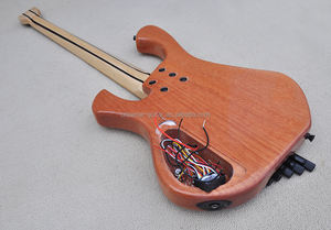 Guitare électrique sans tête Flyoung, <span class=keywords><strong>5</strong></span> <span class=keywords><strong>cordes</strong></span>, basses électriques, instrument à <span class=keywords><strong>cordes</strong></span>, corps en acajou - Product Image 5