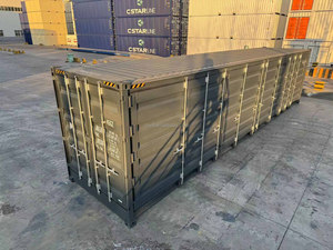 Vita 40HC 40HQ Dry Cargo Shipping <b>Container</b> 74.3cbm Capacity Full Side Wall 4 Doors Corten Steel White ISO9001 Certified - Product Image 5