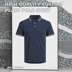 Polo Homme 100% Coton Manches Courtes Bordure Contrastante Logo Personnalisé Uniforme Décontracté Fournisseur en Gros Impression de Logo Personnalisé 2026 - Product Image 2