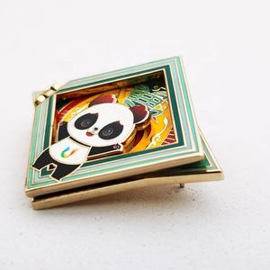 Insignia de Metal Fabricante Chapado Pin de Esmalte Duro Pin de Bisagra de Esmalte Suave Pin de Esmalte Personalizado con Bisagra - Product Image 2