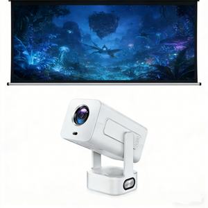Projecteur Android 13 4K prêt à l'emploi pour dortoir et cinéma personnel, design compact, 350 ANSI, <span class=keywords><strong>correction</strong></span> <span class=keywords><strong>verticale</strong></span> automatique, BT5.0, projecteur intelligent - Product Image 1