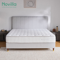 Matelas à ressorts ensachés double hybride - Ferme et moderne, 25 cm d'épaisseur avec garantie de 10 ans - Meilleure vente