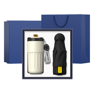 MXF42-2 Mok Mini Paraplu 2-in-1 Gepersonaliseerde Souvenir Kantoor Bedrijfsgeschenkset - Product Image 5