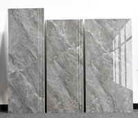 Profilé de marche d'escalier en carrelage de porcelaine gris, taille personnalisée 1200x470MM
