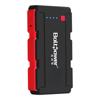 Démarreur de voiture 12V 8000mAh, 800A de crête, démarre les véhicules essence 5.0L et diesel 4.5L, avec lumière LED, batterie au lithium
