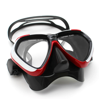 Masque de plongée en verre trempé pour adultes, équipement de plongée professionnel en gros, équipement de plongée en apnée, lunettes de plongée sous-marine