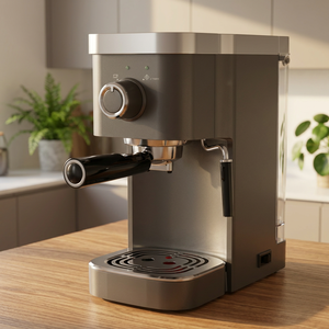 15 bars pressure <b>machine</b> 1.5L water tank espresso stainless steel semi-<b>automatic</b> electric household espresso - Product Image 1