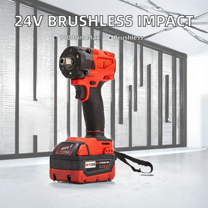 Clé à chocs sans balais 24V 12A haute puissance, couple maximal 1000 Nm, fréquence d'impact 3500, batterie lithium rechargeable, multifonctionnelle - Product Image 3