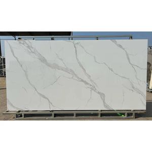 Venta caliente Azulejo de piso Losas grandes Placa gruesa blanca Cocina Azulejo de porcelana Encimera Losa grande <span class=keywords><strong>Piedra</strong></span> sinterizada - Product Image 1